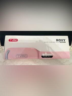 TYMO Rovy Compact Wave Curling Iron - Pink NIB